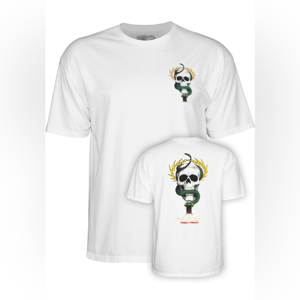 POWELL PERALTA McGill Skull & Snake T-Shirt NWOT